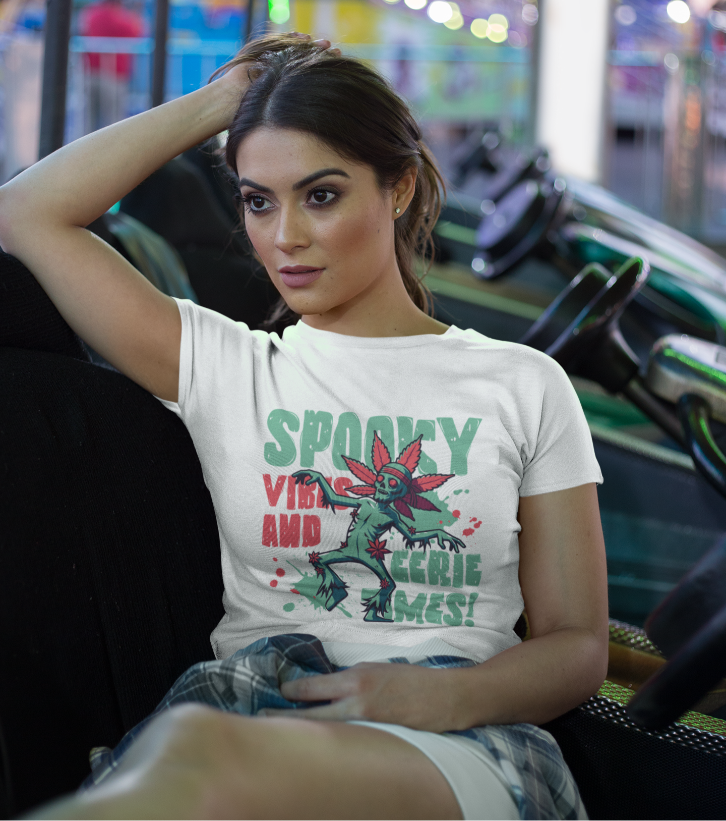 Spooky Vibes Eerie Times Tee