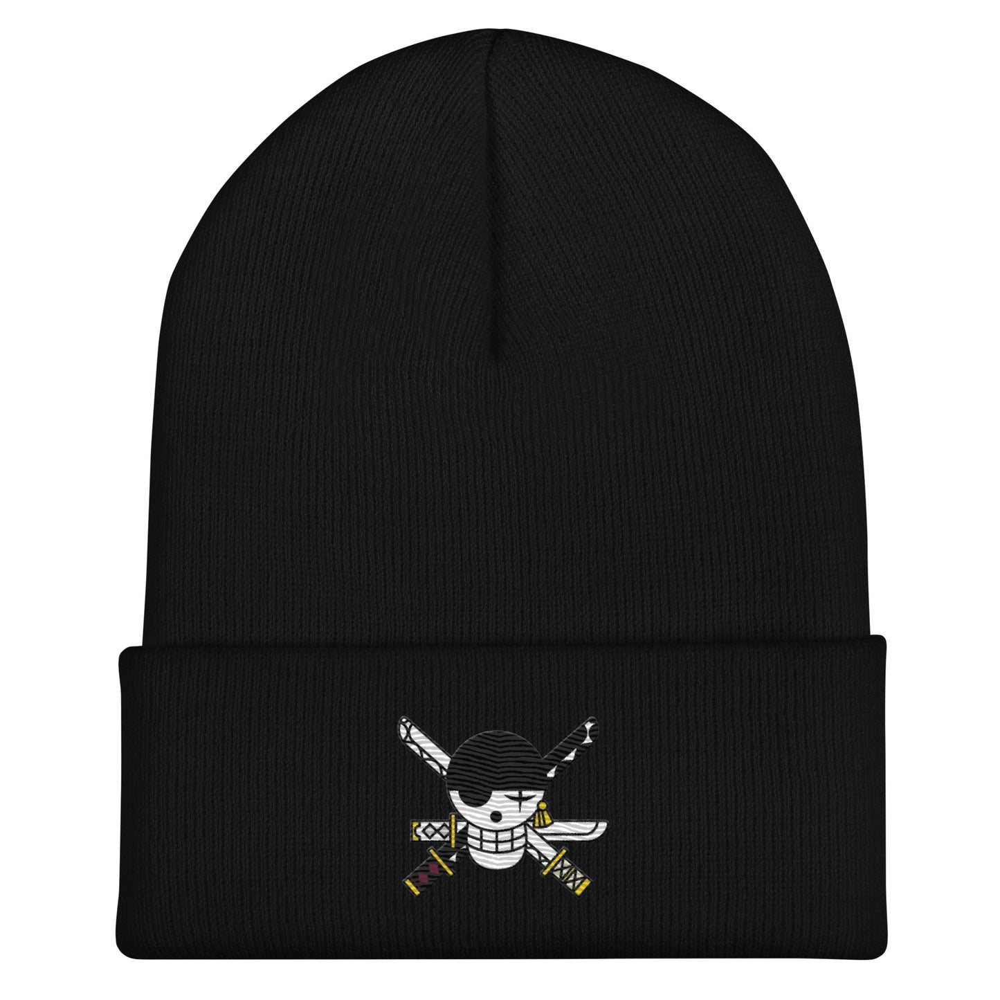 Crossed Swords Skull Beanie (Embroidery)