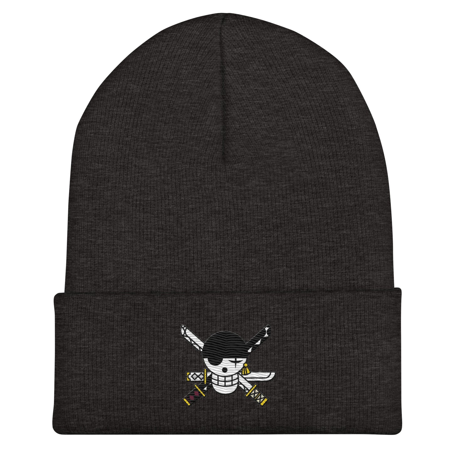 Crossed Swords Skull Beanie (Embroidery)