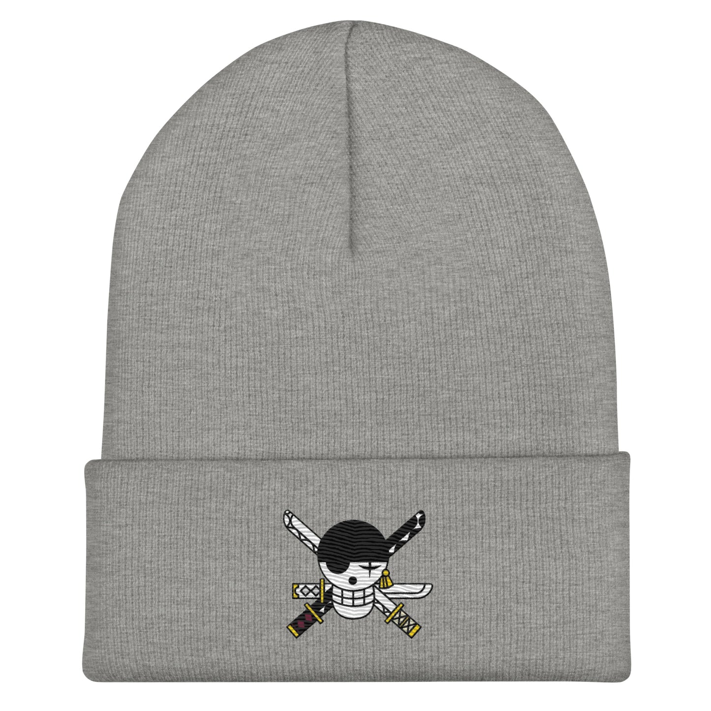 Crossed Swords Skull Beanie (Embroidery)
