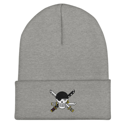 Crossed Swords Skull Beanie (Embroidery)