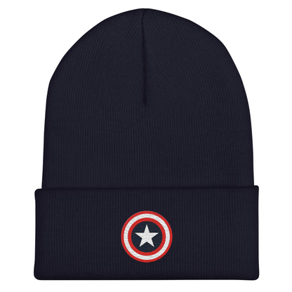 Captain Star Shield Beanie (Embroidery)