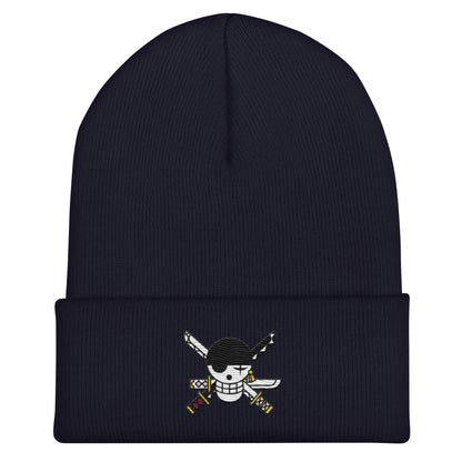 Crossed Swords Skull Beanie (Embroidery)