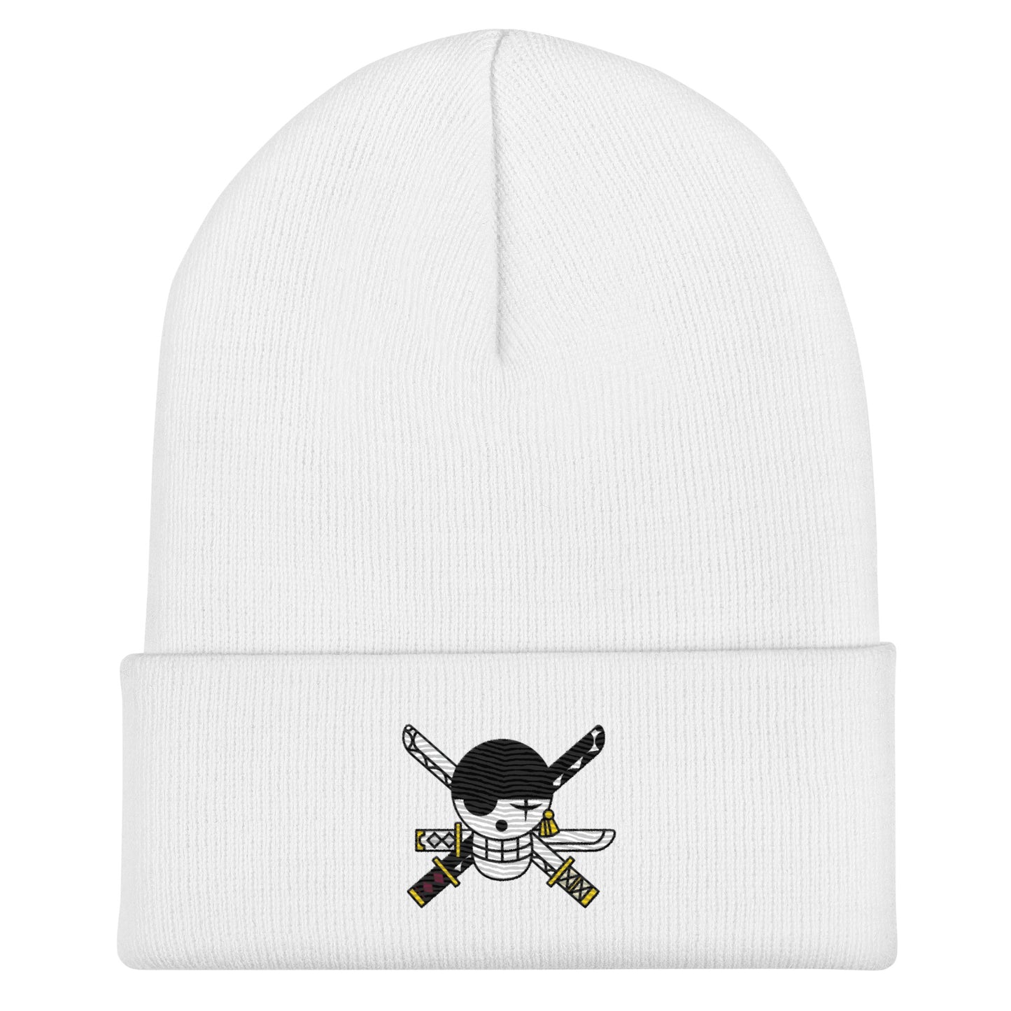 Crossed Swords Skull Beanie (Embroidery)