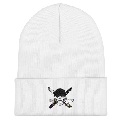 Crossed Swords Skull Beanie (Embroidery)