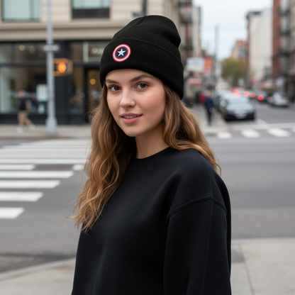 Captain Star Shield Beanie (Embroidery)