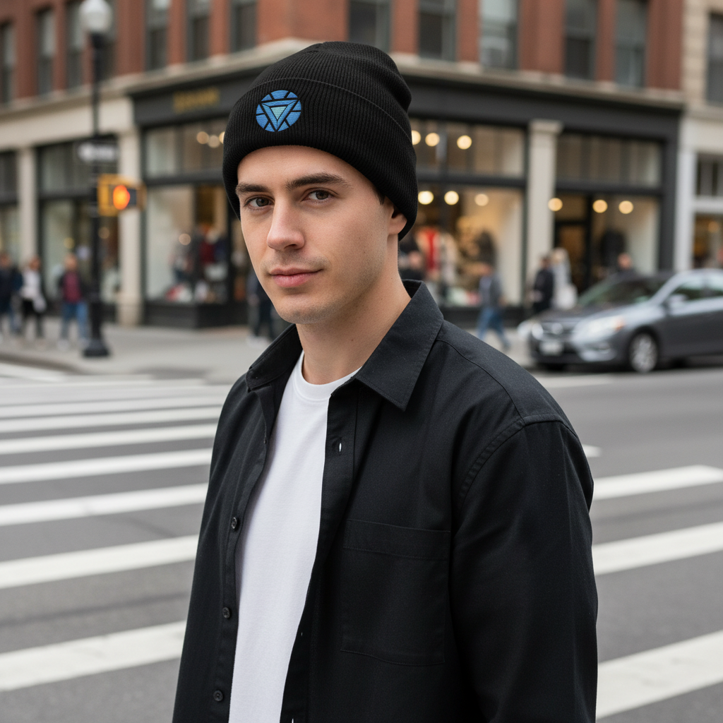 Blue Core Reactor Beanie (Embroidery)