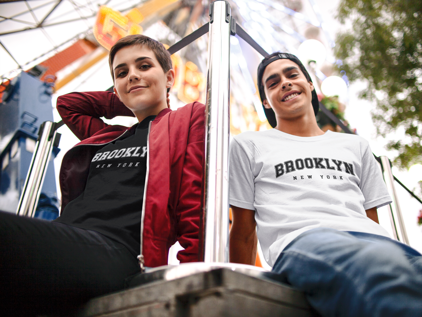 Brooklyn New York Letters Tee