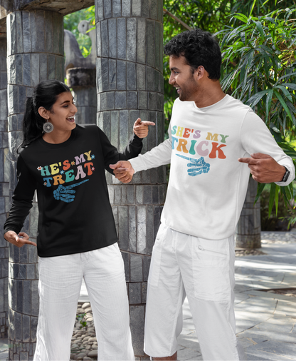 Couple Trick and Treat Sweatshirt