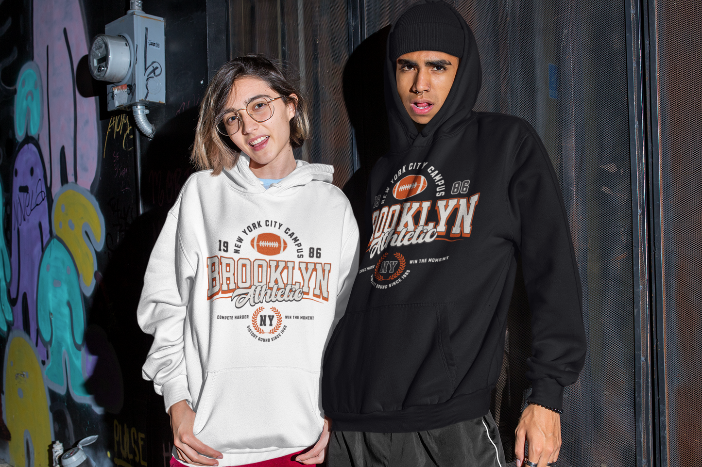 Brooklyn Streetwear Hoodie