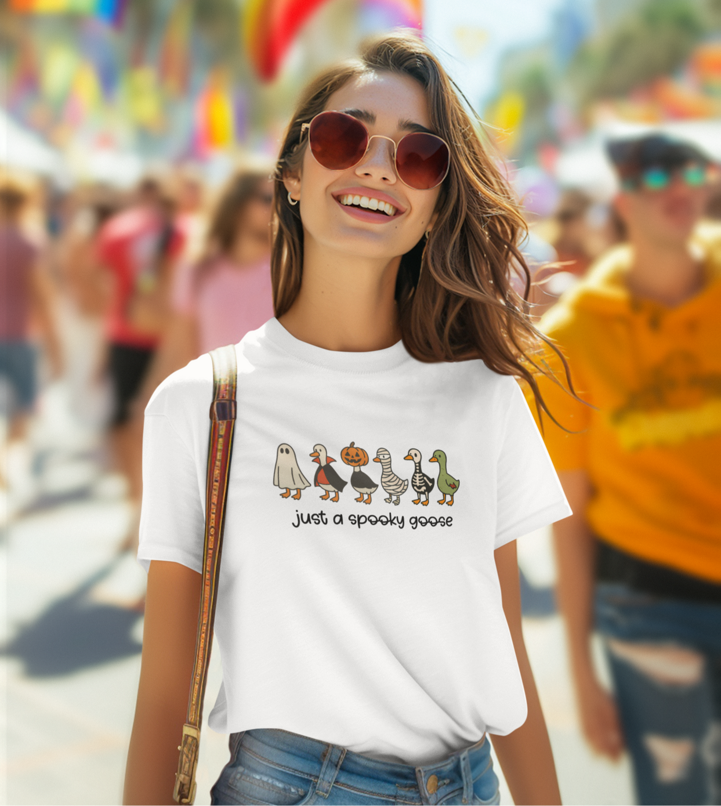 Spooky Goose Halloween Tee