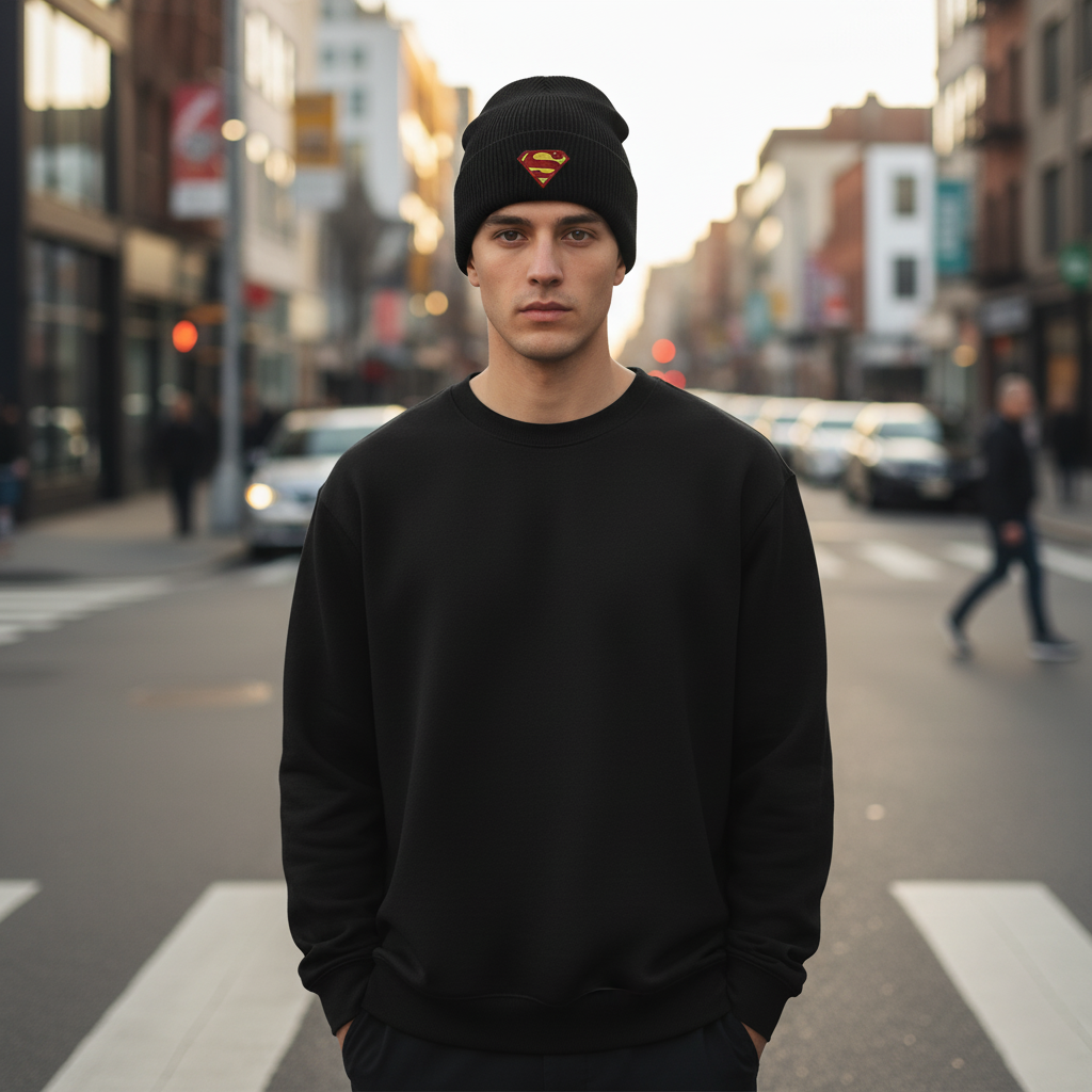 Super “S” Emblem Beanie (Embroidery)