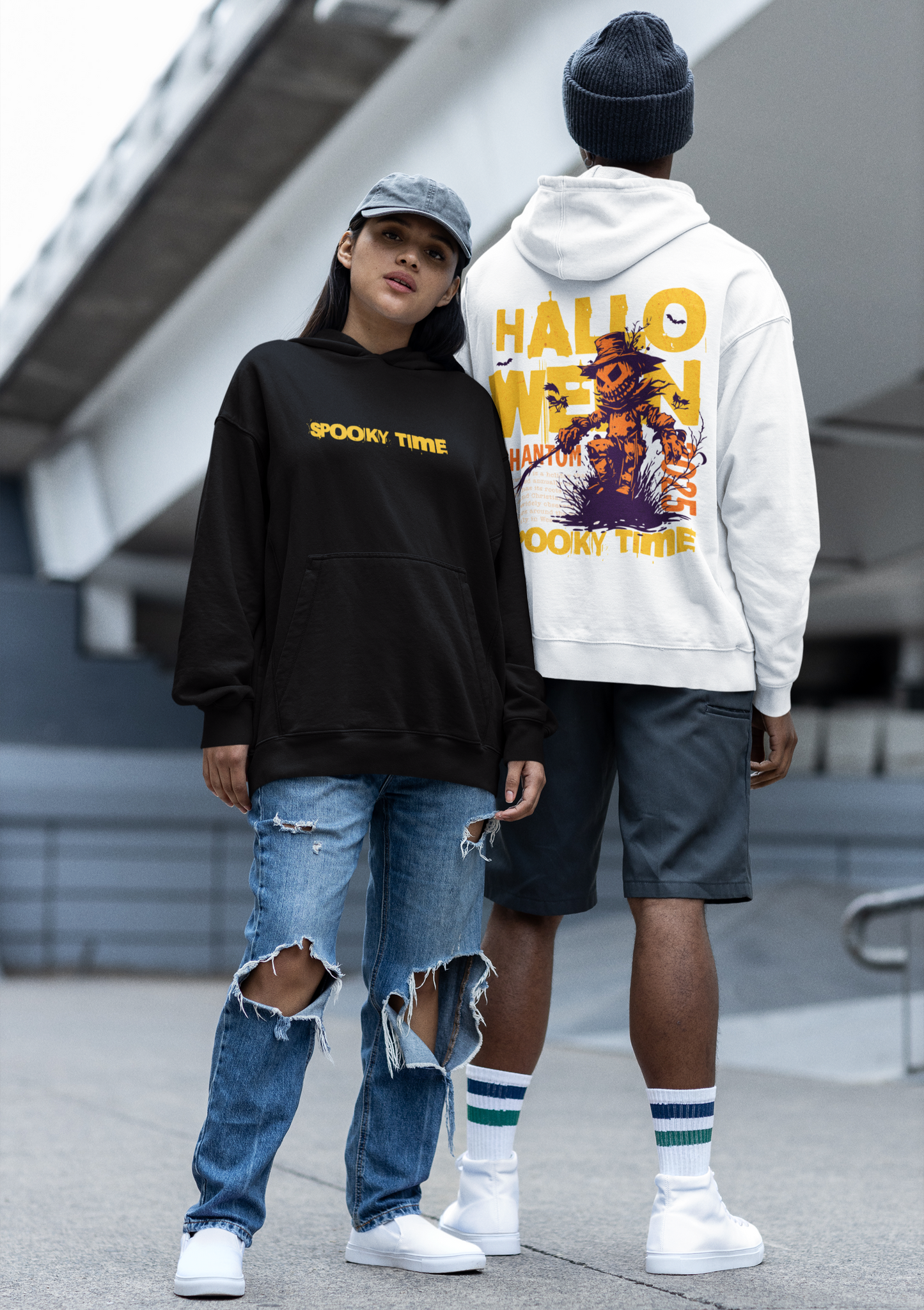 Spooky Time Scarecrow Hoodie