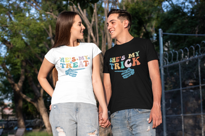 Couple Trick and Treat Tee