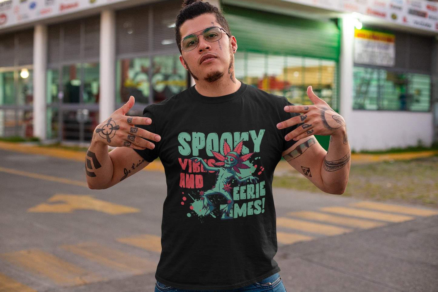 Spooky Vibes Eerie Times Tee