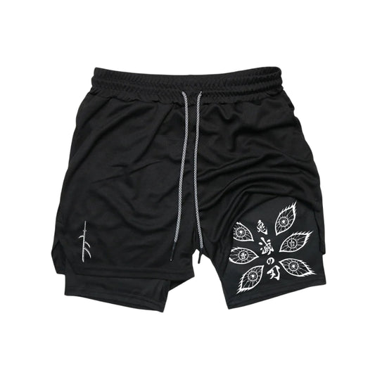 Black Mystic Eye Shorts