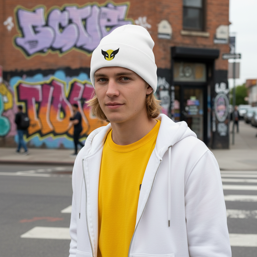 Yellow Claw Mask Beanie (Embroidery)